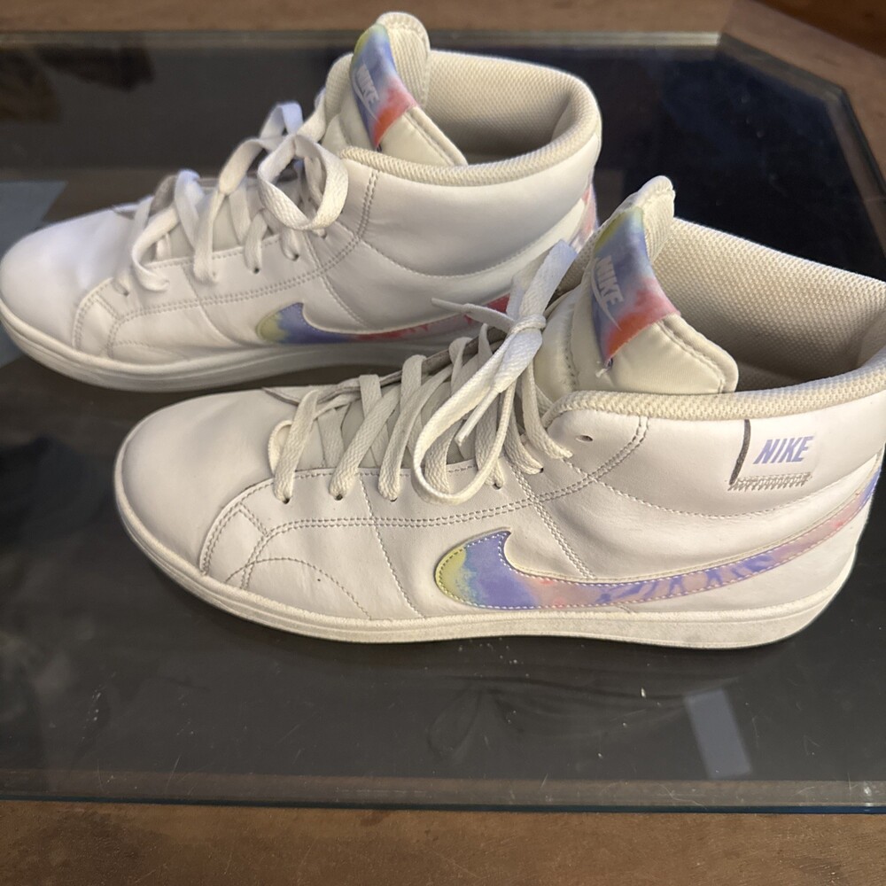 Nike Court Royale 2 Womens Size 11 Mid White Basketball Sneakers DD9670-100